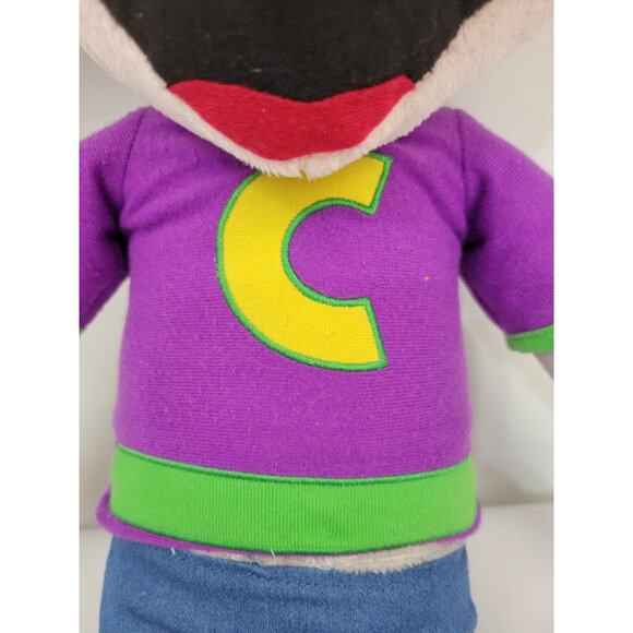 Chuck E Cheese Mouse Large Plush 27" Prize Stuffed Purple Shirt Jeans 2021 - Picture 3 of 6